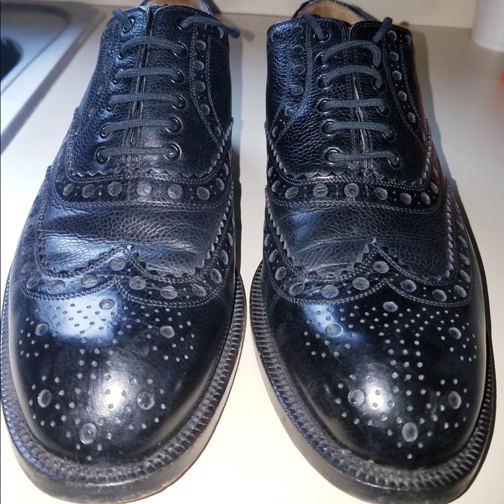 Cole Haan Black Wingtips
